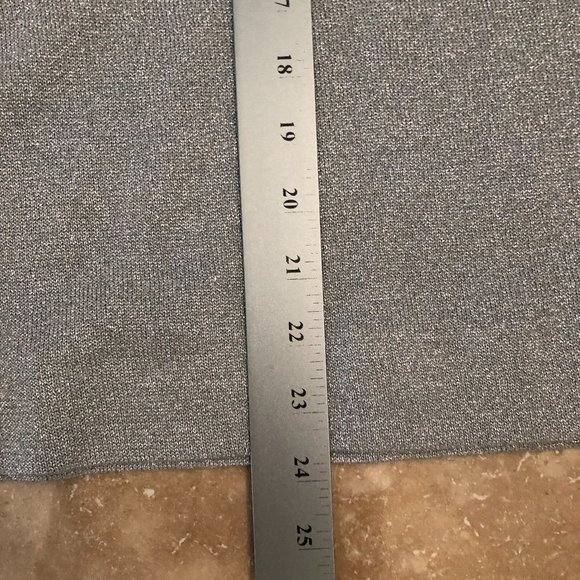 Sparkly Silver Short Sleeve Top by Victoria Woman Priced Too Low For A Discount - Picture 7 of 11